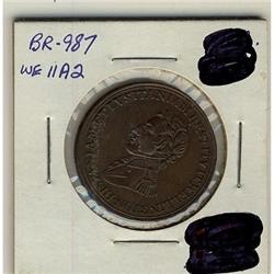 CH#WE-11A2; Br 987  Peninsular token. A nice