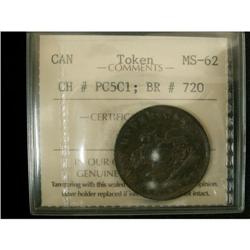 Breton # 720 Charlton # PC5C1, graded ICCS MS