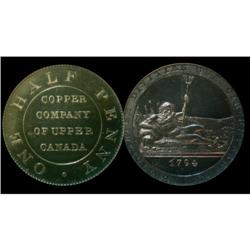 UC-1A4 Br: 721 1794 1/2p NGC Proof-64 Copper