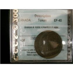 Breton # 1009 Charlton # AM4, graded CCCS EF-