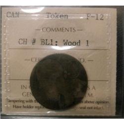 CH# BL-1; Wood 1 Bust of George III facing le