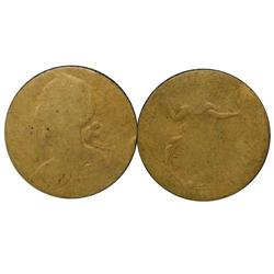 CH#BL-13; Wood 18  Brass  VF for type