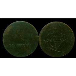 CH#BL-28; Br:998, Wood 10. Harp design 3,6 gr