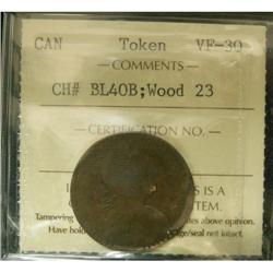 CH#BL-40B Daniel & Benjamin true token. ICCS