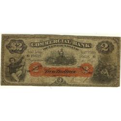 The Commercial Bank 1888 $2 CH-185-18-04 #106