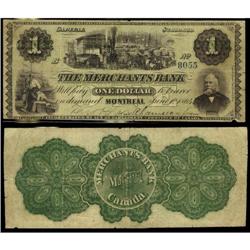 Excessively RARE Banknote! The Merchants Bank