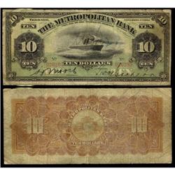 The Metropolitan Bank 1909 #10 #026295 CH-485