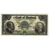 Image 1 : The Bank of Montreal 1923 $5 # 1590320 CH-505