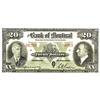 Image 1 : The Bank of Montreal 1935 $20 D50263 Gem Unc.
