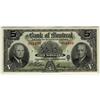 Image 1 : The Bank of Montreal 1942 $5 #004499 CH-505-6