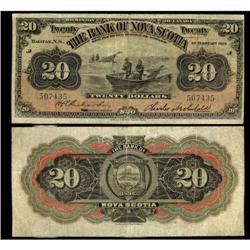 EXCESSIVELY RARE  Bank of Nova Scotia 1918 $2