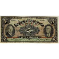 The Bank of Nova Scotia 1929 $5 #3048513 CH-5
