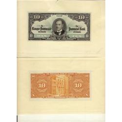 La Banque Provinciale 1936 $10 Front and Back