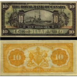 The Royal Bank of Canada 1913 $10 CH-630-12-0