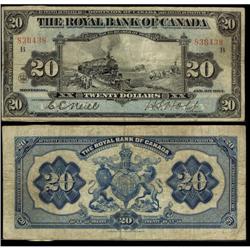 The Royal Bank of Canada 1913 $20 #836438 CH-