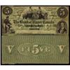 Image 1 : The Bank of Upper Canada 1859 $5 CH-770-22-04