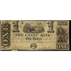 The Union Bank 1838 $1 #6685 CH-725-16-02  VF