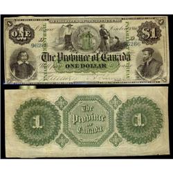 PC-2a 1866 $1 #96266 Montreal CCCS VF20. Supe