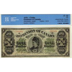 DC-8f 1878 $1 CCCS F12