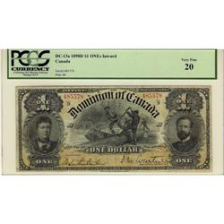 DC-13a 1898 $1 ONEs Inward  #485578 PCGS VF20