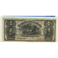 DC-13b 1898 $1 #307781 CCCS F15, nice clean e