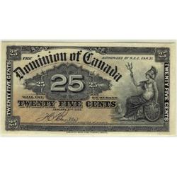 DC-15b 1900 25¢ CCGS VF30,  a nice clean exam