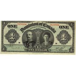 DC-18d 1911 $1 282088M Boville Black lines, a