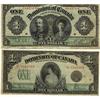 Image 1 : DC-18d-i 1911 and 1917DC-23d $1, both notes F