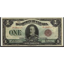 DC-25e 1923 $1  P-284224 VF/EF