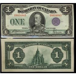 DC-25k 1923 $1 #C6054945 CCCS AU55. Bright wi