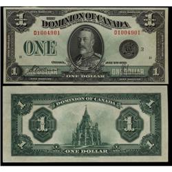 DC-25m  1923 $1 D1004901  CCCS UNC-63 McCavou