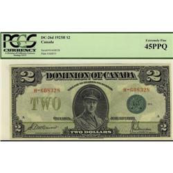 DC-26d 1923 $2  H-608328 PCGS EF-45PPQ