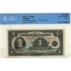 BC-2 1935 $1  F0958187 CCCS AU-55