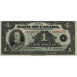 BC-1 1935 $1 A4144578 Osborne Choice Uncircul