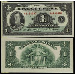 BC-1 1935 $1 English text #A4144467 PMG UNC-6