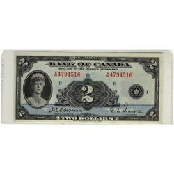 BC-3 1935 $2 A4794516 Osborne Uncirculated, f
