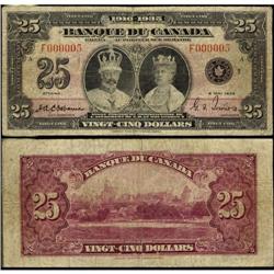 ULTRA LOW SERIAL #000005. BC-12 1935 $25 Fren