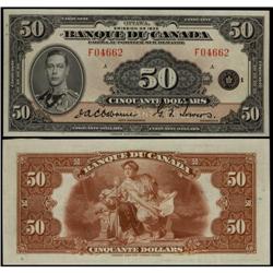 BC-14 1935 $50 French Text F04662 CCCS AU-55.