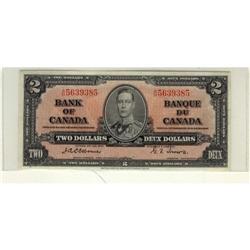 BC-22a 1937 $2 #AB5639385. A nice example in