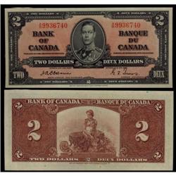 BC-22a 1937 $2 Osborne #AB9936740 UNC or bett