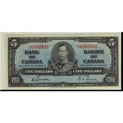 BC-23b 1937 $5 Gordon -Towers  K/C6362402 .