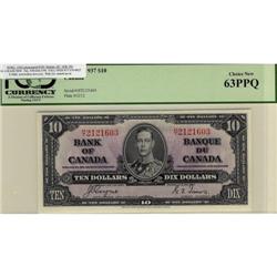 BC-24c 1937 $10 #2121603 PCGS UNC63PPQ