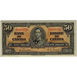 BC-26b 1937 $50 Gordon-Towers  B/H0469706.