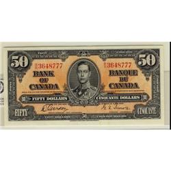 BC-26b 1937 $50 Gordon- Towers  B/H3648777 AU