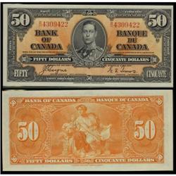 BC-26c 1937 $50 #BH4309422 PCGS UNC62 PPQ