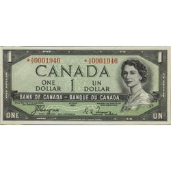 BC-29aA 1954 DF $1 #*AA0001946 PCGS Gem 65PPQ