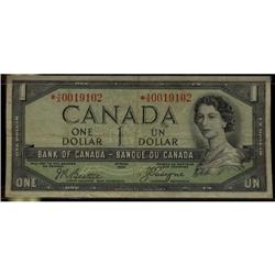 BC-29bA 1954 $1 Beattie-Coyne *A/A0019102 F-1