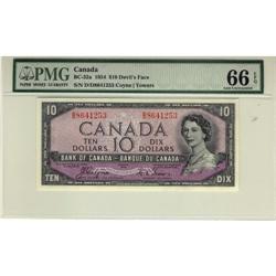 BC-32a 1954 DF $10 #DD8641253 PMG Gem UNC66EP