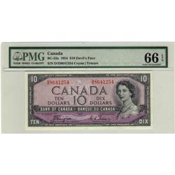 BC-32a 1954 DF $10 #DD8641254 PMG Gem UNC66EP
