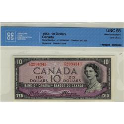 BC-32b 1954 $10 #FD2994343 CCCS UNC65